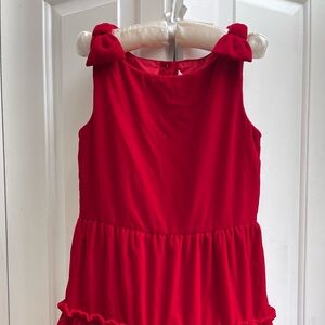 Red Janie & Jack holiday dress.Size 10